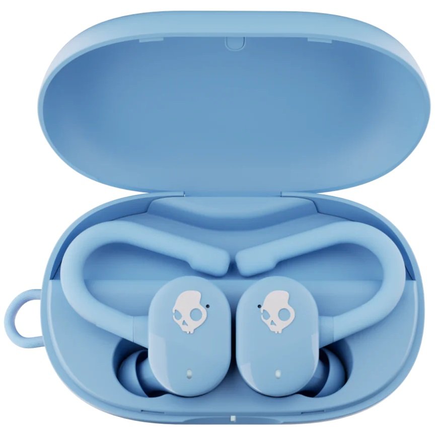 Skullcandy Push Play Active True Wireless Bluetooth In-Ear Earphones with Mic - Preppy Blue