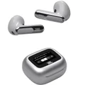 JBL Live Flex 3 True Wireless Bluetooth Noise-Cancelling On-Ear Earbuds with Mic - Silver