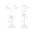 Kanto SP32PL SP32 Floor Speaker Stands (Matte Black)