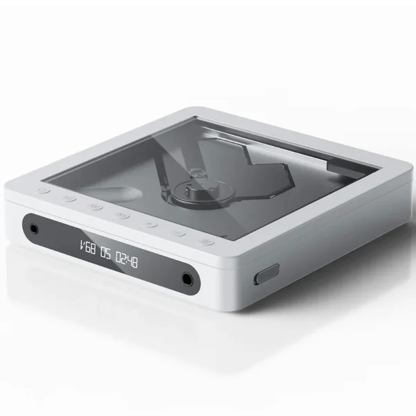 FiiO DM13 Wireless Bluetooth Portable CD Player, Ripper & Transport - White Skylight