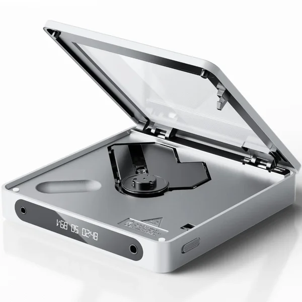 FiiO DM13 Wireless Bluetooth Portable CD Player, Ripper & Transport - White Skylight