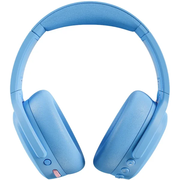 Skullcandy Crusher ANC 2 Wired/Wireless Bluetooth Noise-Cancelling Over-Ear Headphone with Mic - Preppy Blue