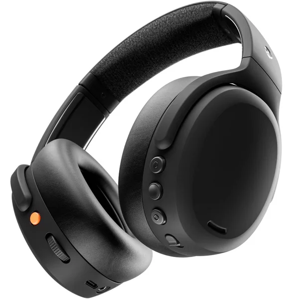 Skullcandy Crusher ANC 2 Wired/Wireless Bluetooth Noise-Cancelling Over-Ear Headphone with Mic - True Black