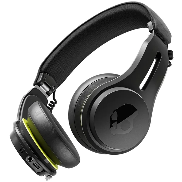 Skullcandy Icon ANC Wired/Wireless Bluetooth Noise-Cancelling On-Ear Headphone with Mic - True Black
