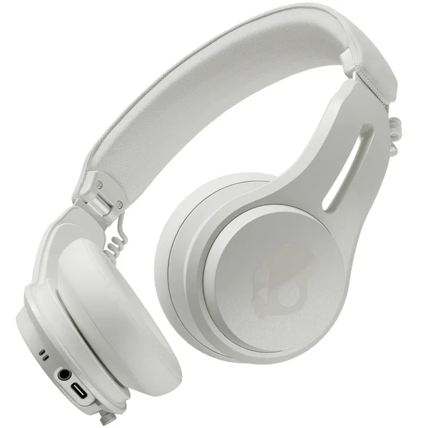 Skullcandy Icon ANC Wired/Wireless Bluetooth Noise-Cancelling On-Ear Headphone with Mic - Bone/Orange