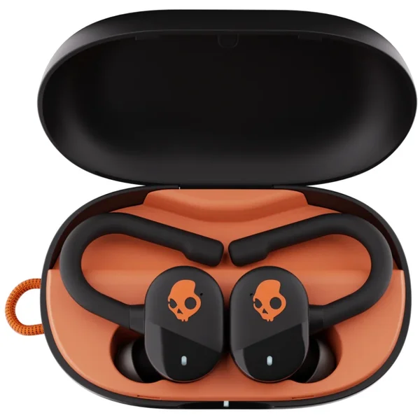 Skullcandy Push Play Active True Wireless Bluetooth In-Ear Earphones with Mic - Black/Orange