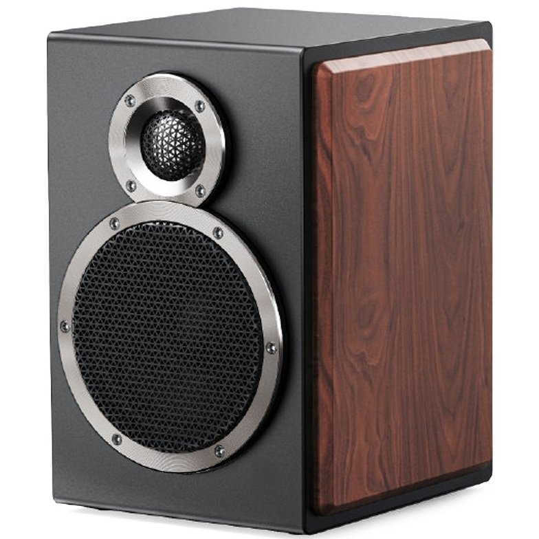FiiO SA1 Wireless Bluetooth Desktop Bookshelf Speakers (with Phono Built-in) - Twilight Black