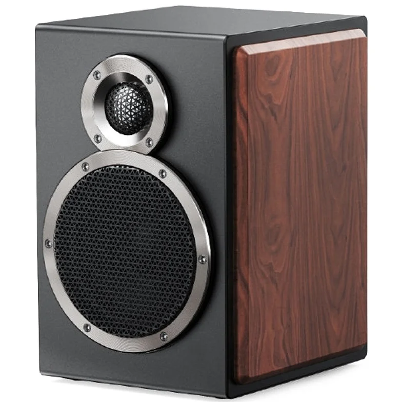 FiiO SA1 Wireless Bluetooth Desktop Bookshelf Speakers (with Phono Built-in) - Twilight Black