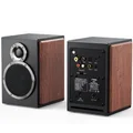 FiiO SA1 Wireless Bluetooth Desktop Bookshelf Speakers (with Phono Built-in) - Twilight Black