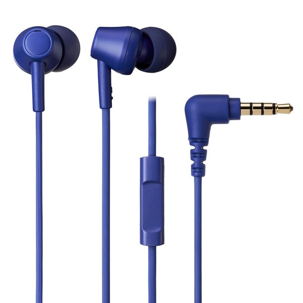 Audio-Technica ATH-CK350XiS In-Ear Earphone with Mic - Blue Audio-Technica ATH-CK350XiS In-Ear Earphone with Mic - Blue