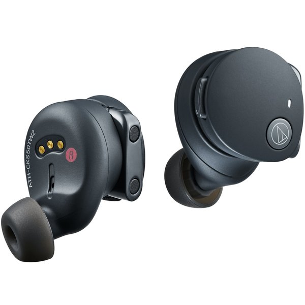 Audio-Technica ATH-CKS50TW2 True Wireless Bluetooth Noise-Cancelling In-Ear Earphone with Mic - Black Audio-Technica ATH-CKS50TW2 True Wireless Bluetooth Noise-Cancelling In-Ear Earphone with Mic - Black