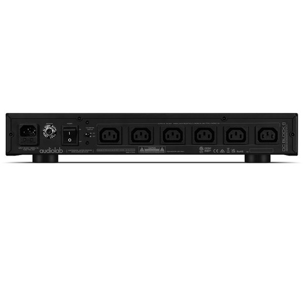 Audiolab DC Block 6 Direct Current Blocker Power Conditioner with Surge Protection - Black
