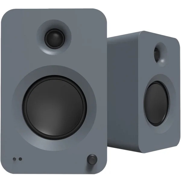 Kanto REN Wireless Bluetooth Desktop Bookshelf Speakers (with HDMI) - Matte Grey