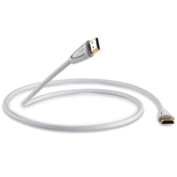 QED Profile eFlex High Speed with Ethernet 4K HDMI 2.0 Cable - White