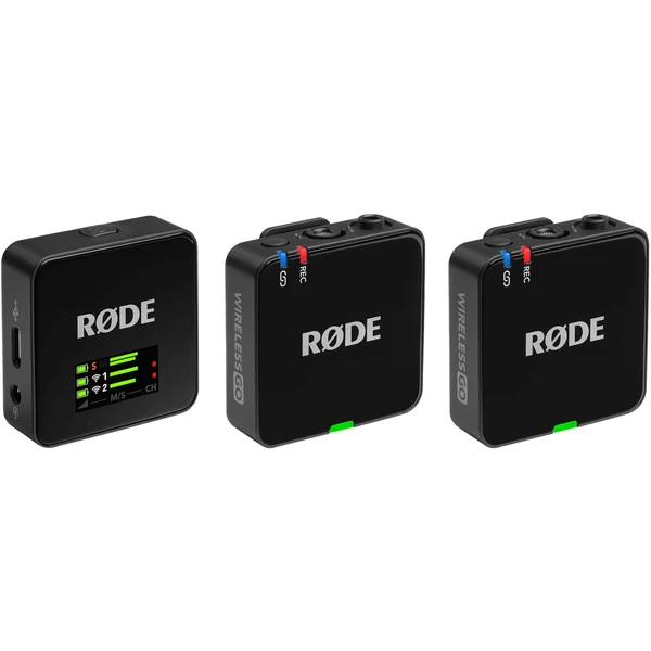 RODE Wireless GO (Gen 3) Dual Channel Wireless Microphone System - Black