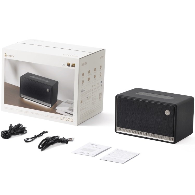 Edifier ES300 Multi-Room Wireless Bluetooth/WiFi Network Portable Speaker - Black