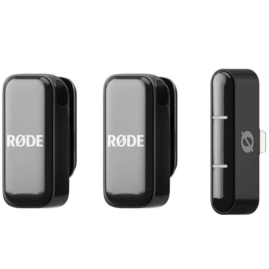 RODE Wireless Micro Dual Channel Wireless Microphone System with Charging Case for Smartphones - Black