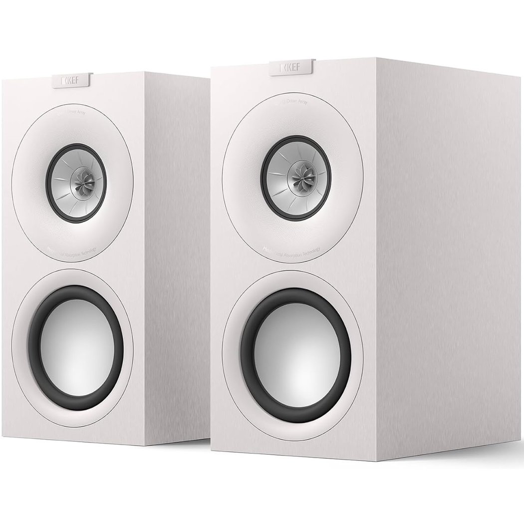 KEF Q Concerto Meta 3-Way Passive Desktop Bookshelf Speakers -  Satin White