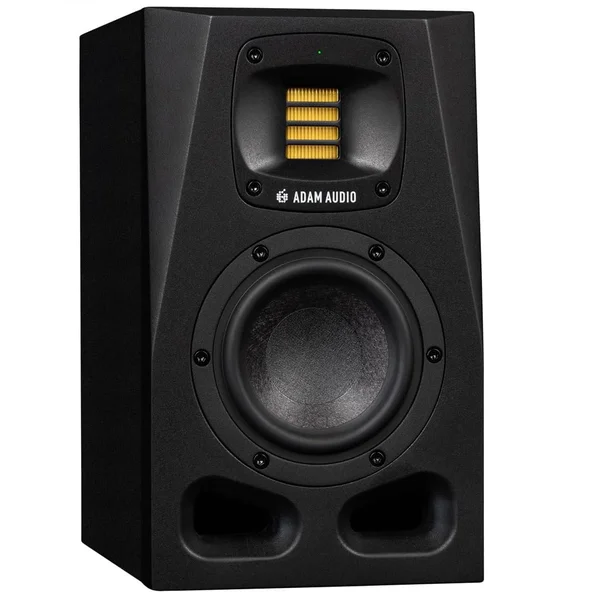 ADAM Audio A4V Nearfield Studio Monitoring Wired Desktop Bookshelf Speaker - Black (Each)