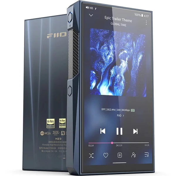 FiiO M23 MQA Digital Audio Player - Deep Blue