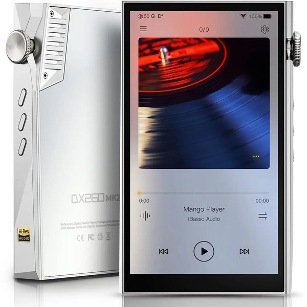 iBasso DX260 MK2 MQA Digital Audio Player - Silver/White [Limited Edition]