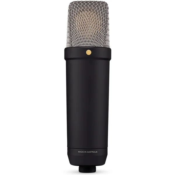 RODE NT1 5th Generation Cardioid Condenser USB/XLR Microphone with SM6 Shock Mount & Pop Filter - Black