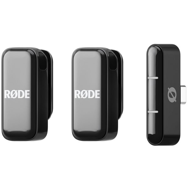 RODE Wireless Micro Dual Channel Wireless Microphone System with Charging Case for Smartphones - Black RODE Wireless Micro Dual Channel Wireless Microphone System with Charging Case for Smartphones - Black