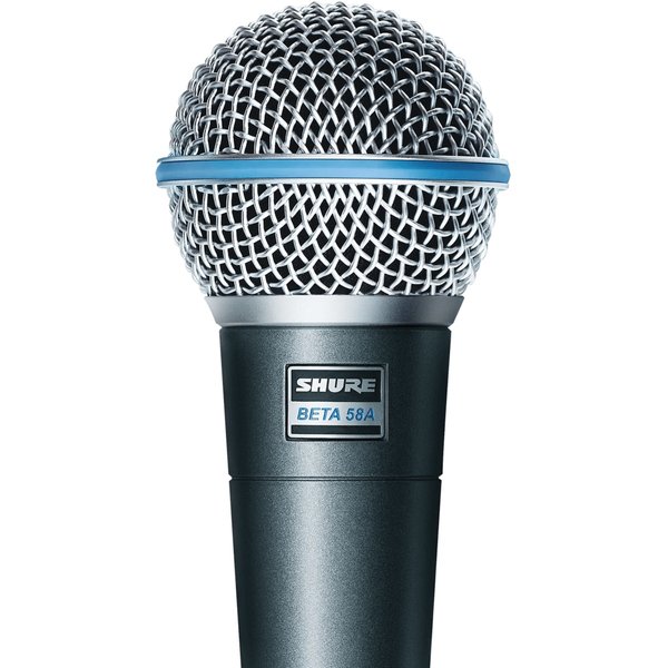 Shure Beta 58A Supercardioid Dynamic Vocal XLR Handheld Microphone Shure Beta 58A Supercardioid Dynamic Vocal XLR Handheld Microphone