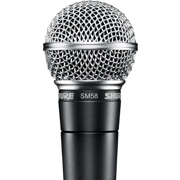 Shure SM58 (SM58-LC) Cardioid Dynamic Vocal XLR Handheld Microphone (without On/Off Switch)