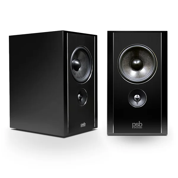 PSB Synchrony B600 2-Way Passive Desktop Bookshelf Speakers - High Gloss Black