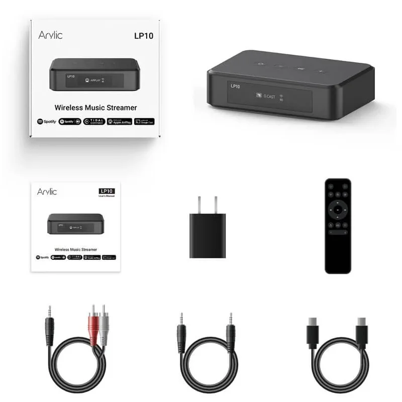 Arylic LP10 Wireless AirPlay 2 Google Chrome Cast Home Network Streamer