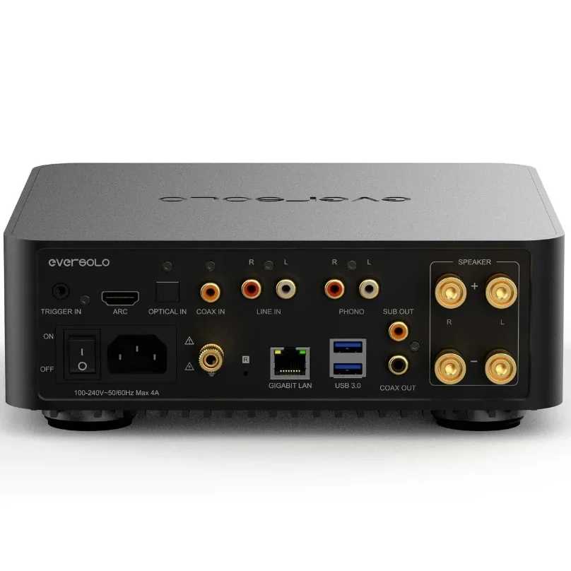 EverSolo Play (Standard) Wireless Bluetooth/WiFi Network Streamer Integrated Amplifier & Transport
