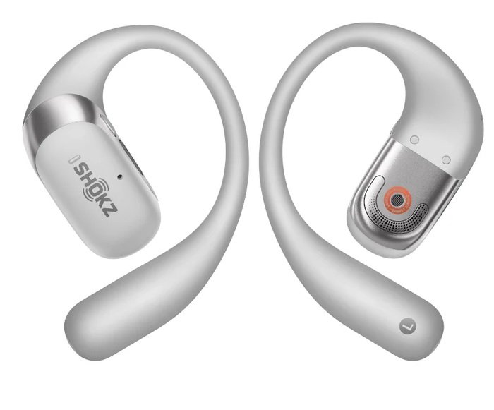 Shokz OpenFit 2+ True Wireless Bluetooth Air Conduction Open-Ear Earphone with Mic - Grey