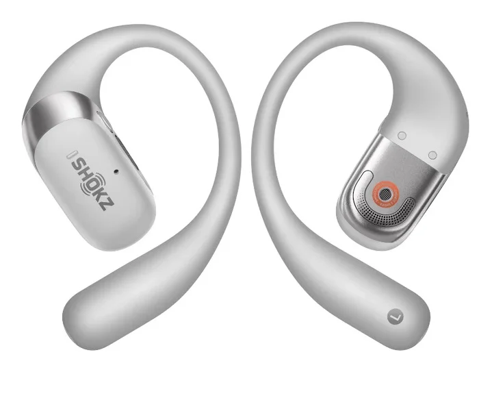 Shokz OpenFit 2+ True Wireless Bluetooth Air Conduction Open-Ear Earphone with Mic - Grey