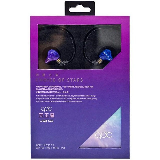 QDC Uranus 2-Driver (1BA+1DD) Hybrid In-Ear Earphone