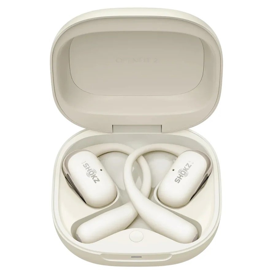 Shokz OpenFit 2+ True Wireless Bluetooth Air Conduction Open-Ear Earphone with Mic - Grey