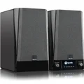 SVS Prime Wireless Pro Multi-Room Wireless Bluetooth/WiFi Desktop Bookshelf Speakers (with HDMI) - Black