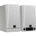 SVS Prime Wireless Pro Multi-Room Wireless Bluetooth/WiFi Desktop Bookshelf Speakers (with HDMI) - White