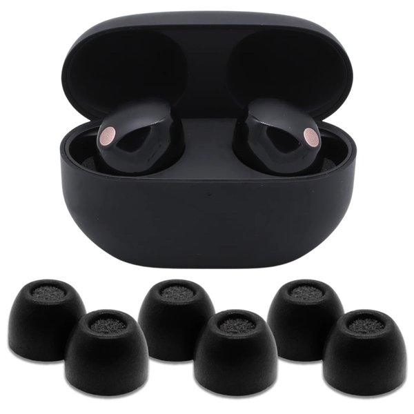 Comply TrueGrip TW-200-C Foam Eartips (for Earfun, Lypertek, PadMate, Sennheiser, Sony, etc. True Wireless Earbuds)