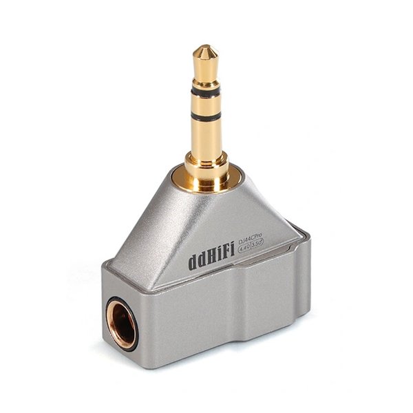 ddHiFi DJ44CPro 3.5mm TRS Single-ended Male to 4.4mm TRRRS Balanced Female Right-angle Adapter ddHiFi DJ44CPro 3.5mm TRS Single-ended Male to 4.4mm TRRRS Balanced Female Right-angle Adapter