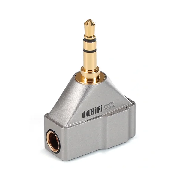 ddHiFi DJ44CPro 3.5mm TRS Single-ended Male to 4.4mm TRRRS Balanced Female Right-angle Adapter