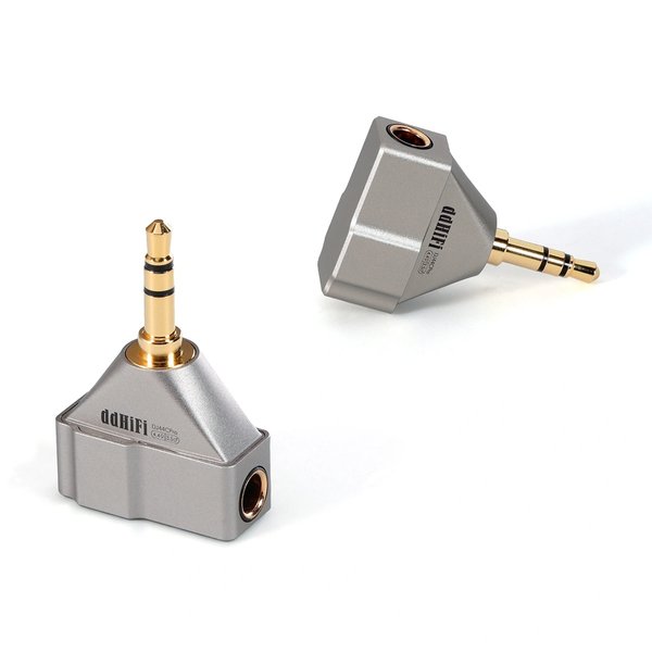 ddHiFi DJ44CPro 3.5mm TRS Single-ended Male to 4.4mm TRRRS Balanced Female Right-angle Adapter ddHiFi DJ44CPro 3.5mm TRS Single-ended Male to 4.4mm TRRRS Balanced Female Right-angle Adapter