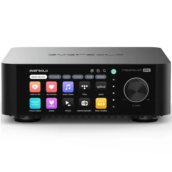 EverSolo Play (Standard) Wireless Bluetooth/WiFi Network Streamer Integrated Amplifier & Transport