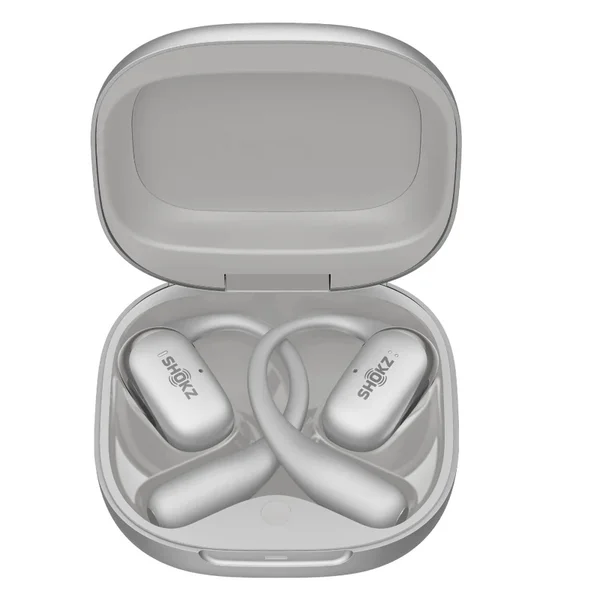 Shokz OpenFit 2+ True Wireless Bluetooth Air Conduction Open-Ear Earphone with Mic - Grey