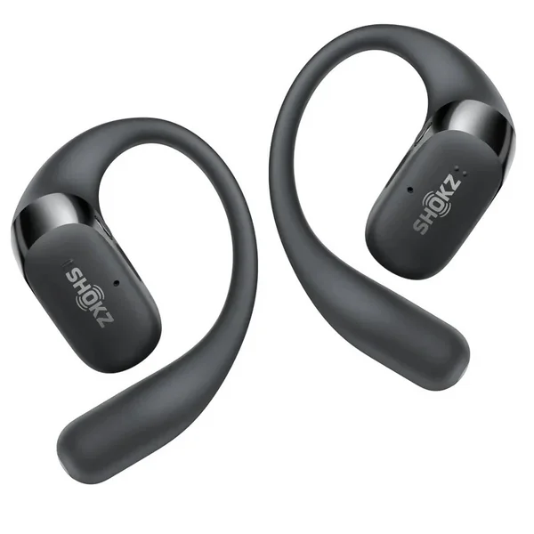 Shokz OpenFit 2+ True Wireless Bluetooth Air Conduction Open-Ear Earphone with Mic - Black