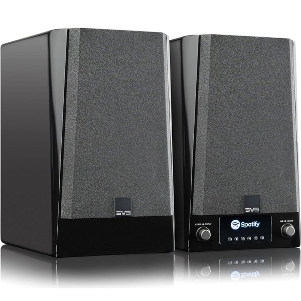 SVS Prime Wireless Pro Multi-Room Wireless Bluetooth/WiFi Desktop Bookshelf Speakers (with HDMI) - Black SVS Prime Wireless Pro Multi-Room Wireless Bluetooth/WiFi Desktop Bookshelf Speakers (with HDMI) - Black