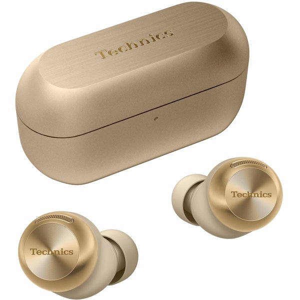 Technics EAH-AZ100 True Wireless Bluetooth Noise-Cancelling In-Ear Earphone with Mic - Champagne Gold [60th Anniversary Edition]