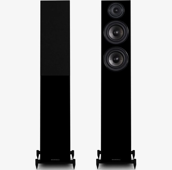 Wharfedale Diamond 12.4 2.5-Way Passive Floorstanding Speakers - Black Oak