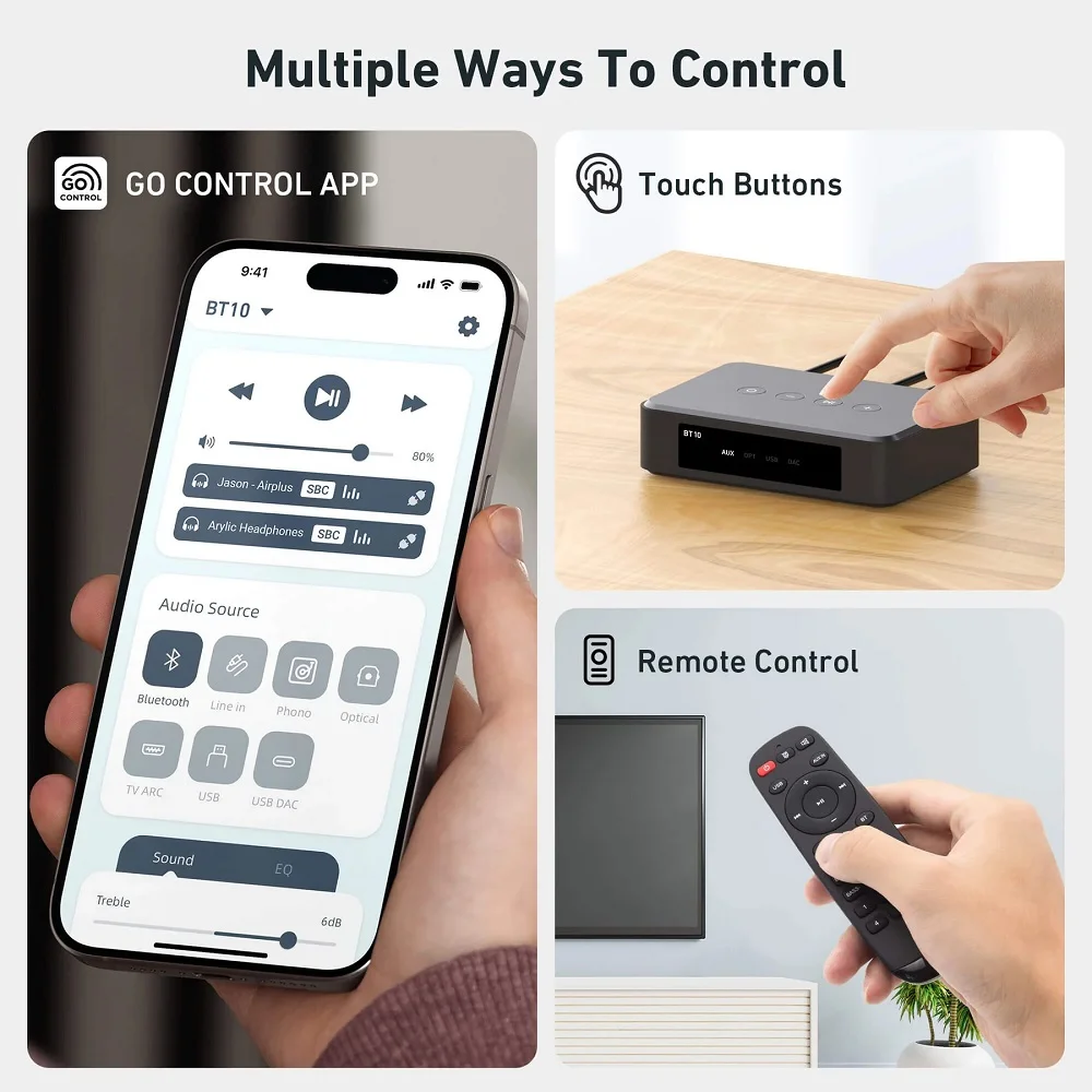 Arylic BT10 Wireless aptx aptx-hd aptx-ll Bluetooth Transmitter