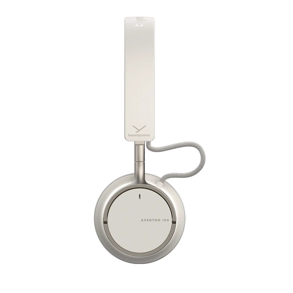 Beyerdynamic AVENTHO 100 Wired/Wireless Bluetooth Noise-Cancelling On-Ear Headphone with Mic - Cream